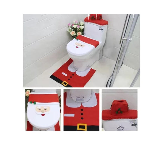 Set de Baño Decoración Cosas De Navidad